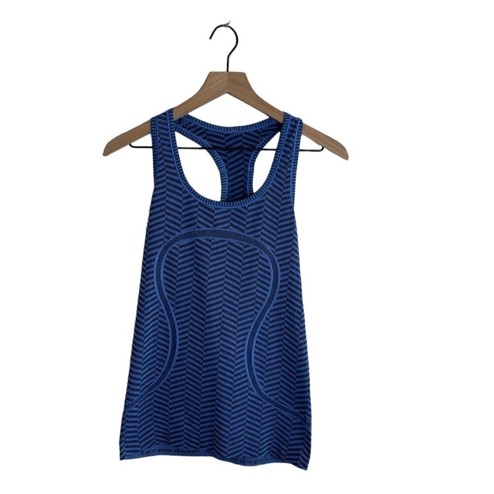 LULULEMON Swifty Tech Racerback Ribbed Tank Size 6 - Picture 2 of 9